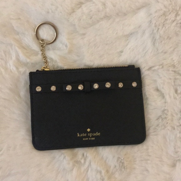 kate spade Handbags - Kate Spade Laurel Way Jeweled Black Bitsy Wallet